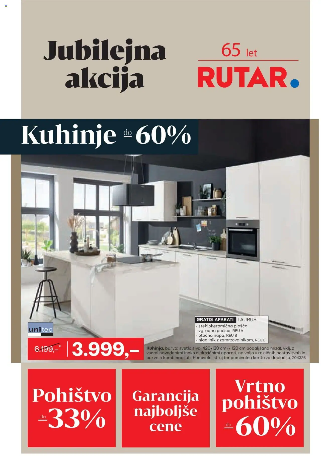 Rutar katalog │ velja od 06.08.2025 | Stran: 1 | Izdelki: Hladilnik, Pomivalni stroj, Pohištvo, Barva