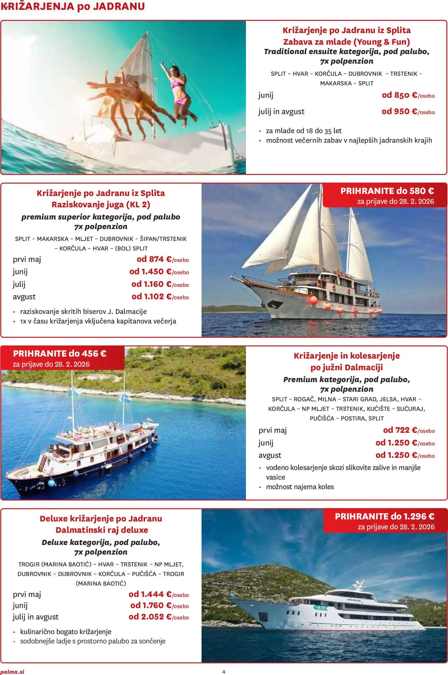 Novi Palma katalog ponudbe – veljaven od 05.01.2026 | Stran: 4