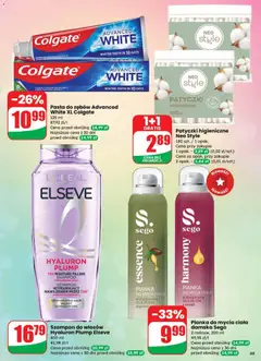 Pogląd oferty "Szampon do włosów Hyaluron Plump Elseve, 400 ml Szampon do włosów Hyaluron Plump Elseve" - ważna od 22.10.2025 | Strona: 69