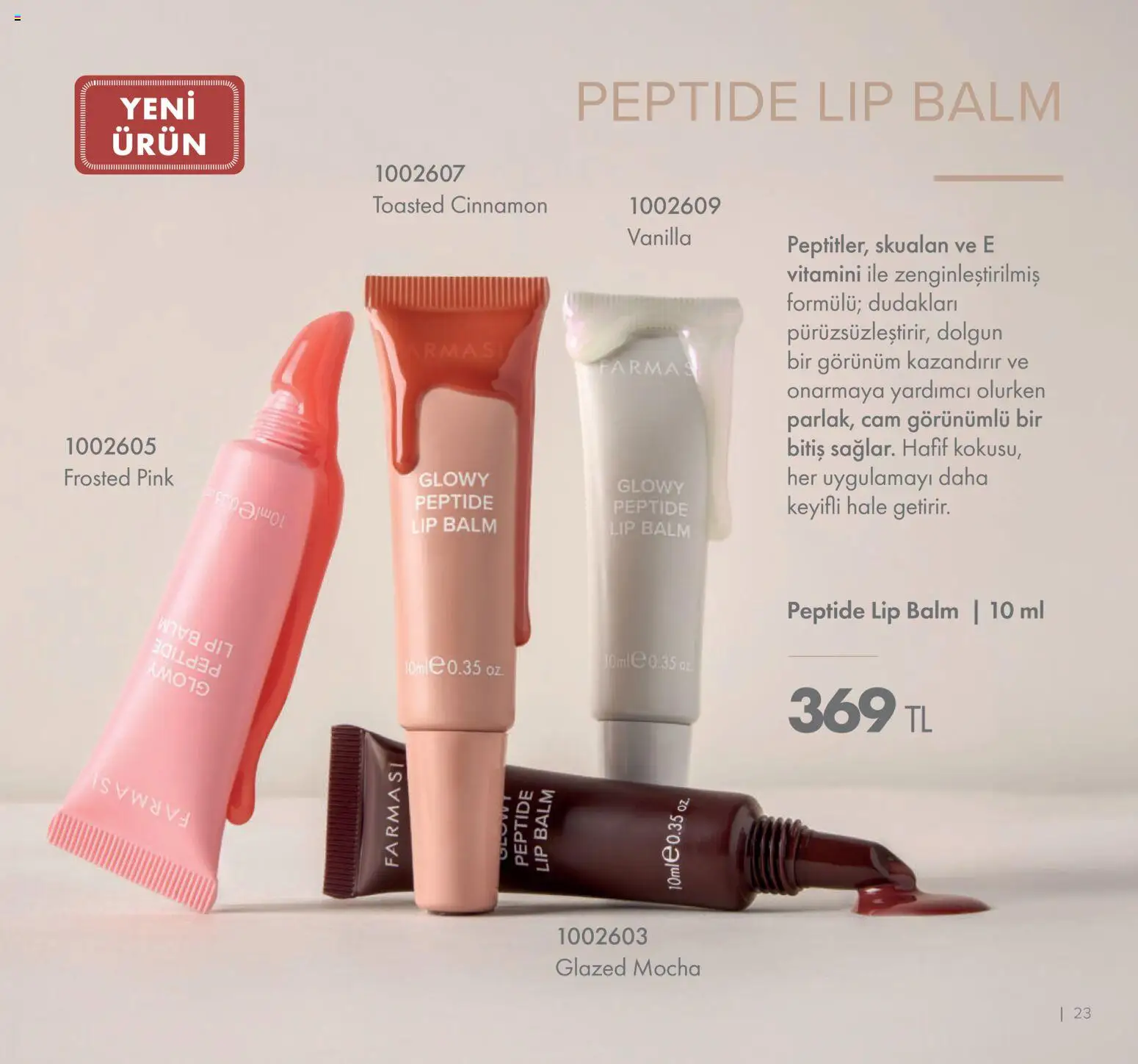 Farmasi Katalog - 01.01.2026 tarihinden itibaren geçerlidir | Sayfa: 23