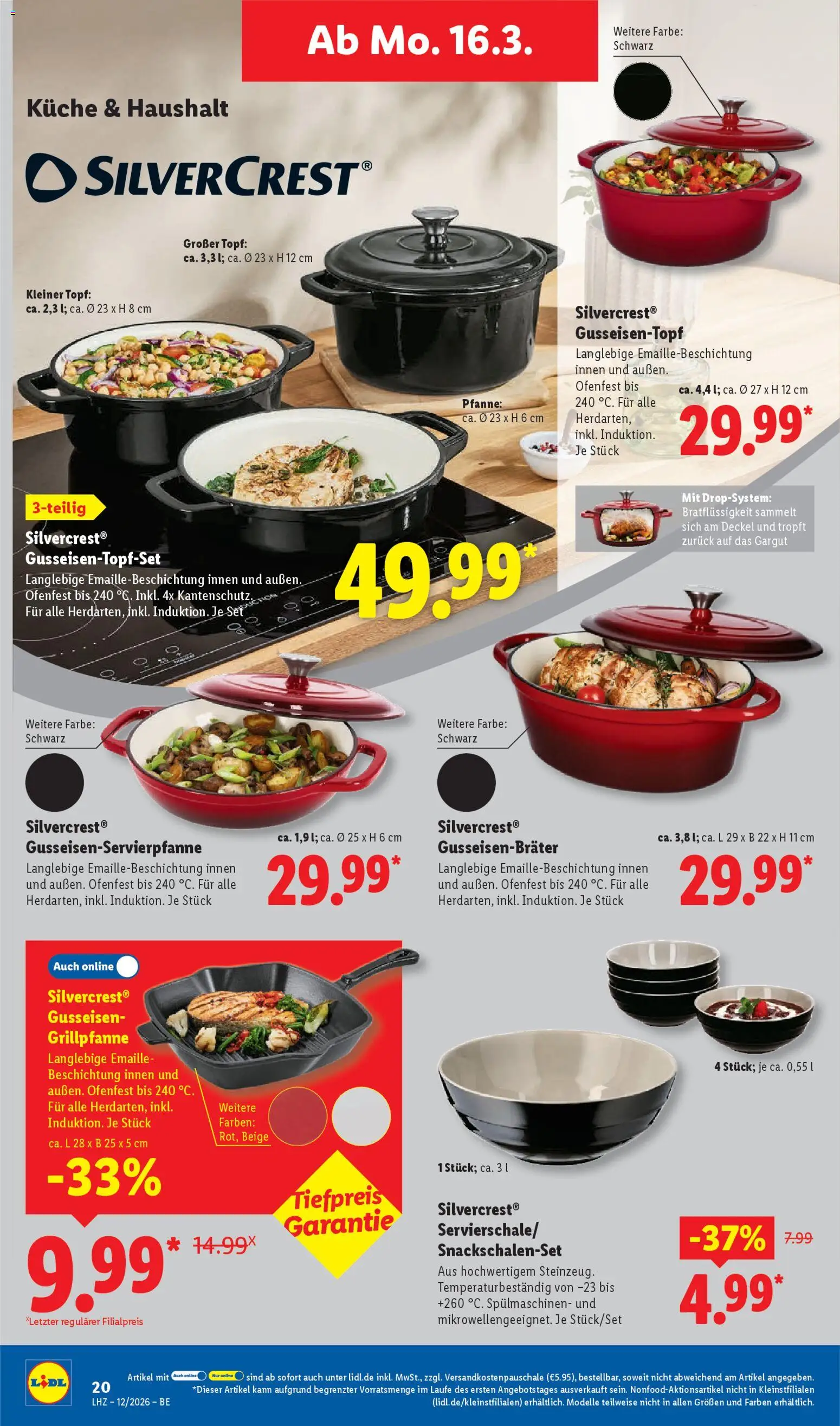 Lidl Prospekt Zossen – gültig ab 16.03.2026 | Seite: 36 | Produkte: Küche