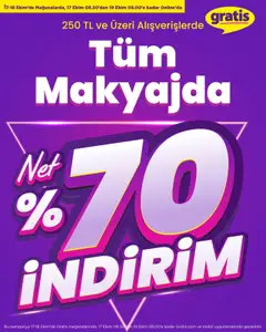 17.10.2025 tarihinden itibaren geçerli olan Gratis kataloğu önizlemesi