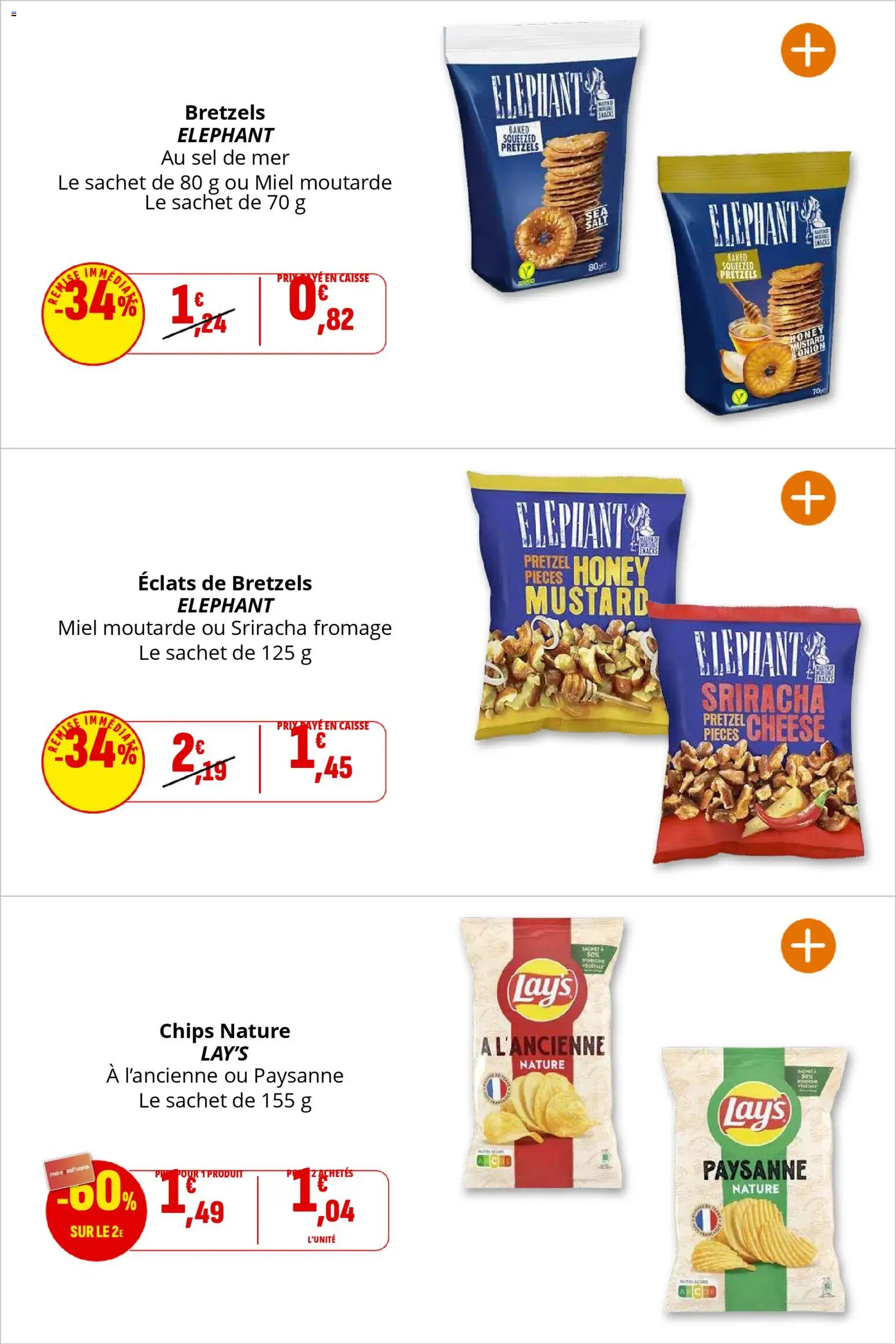 {H1} | Page: 32 | Produits: Sel, Fromage, Moutarde, Bretzels