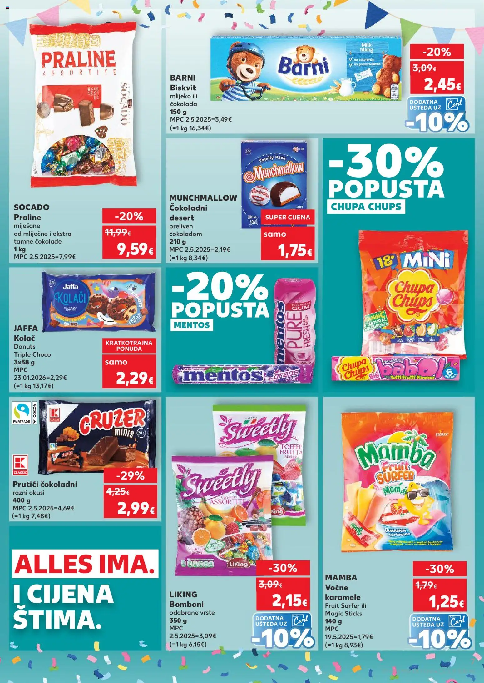 Kaufland katalog | vrijedi od 11.02.2026 | Stranica: 7 | Proizvodi: Praline, Mlijeko, Čokolada, Bomboni