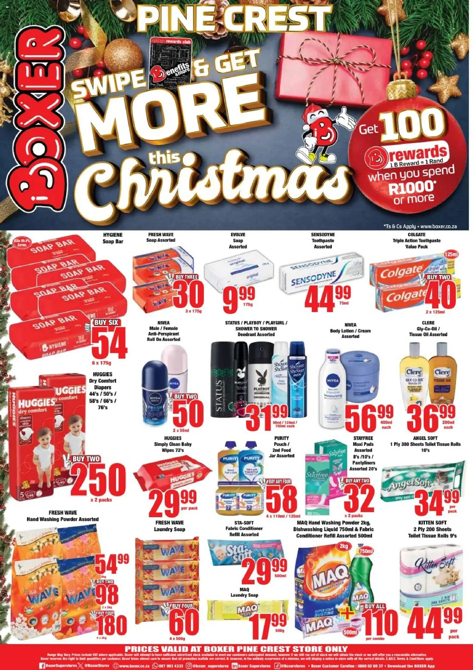 New Boxer catalogue – valid from 17.12.2025 | Page: 8 | Products: Powder, Stock, Dishwashing liquid, Lotion