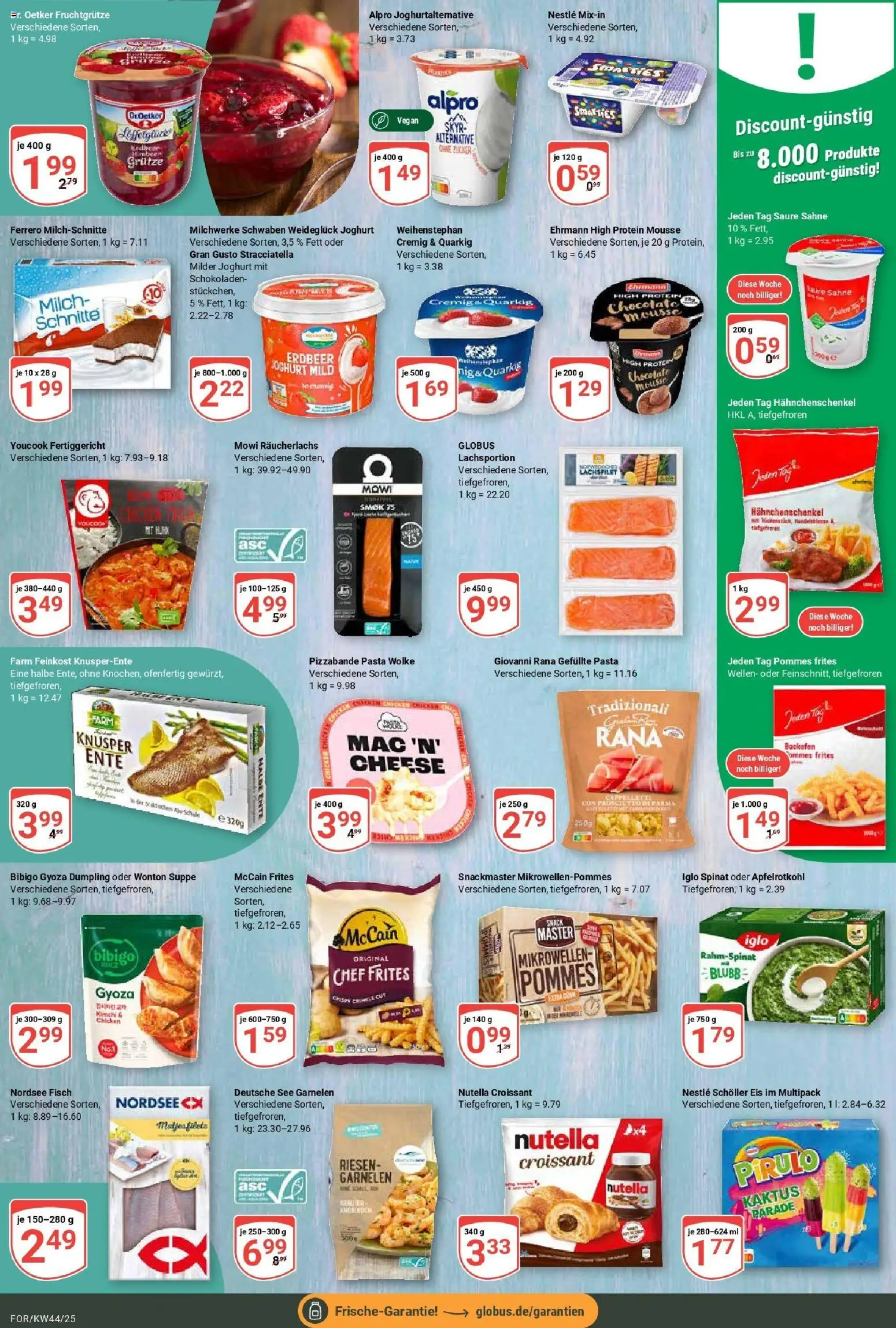 Globus prospekt Forchheim	 – gültig ab 26.10.2025 | Seite: 8 | Produkte: Youcook, Backofen, Ferrero milchschnitte, Ente