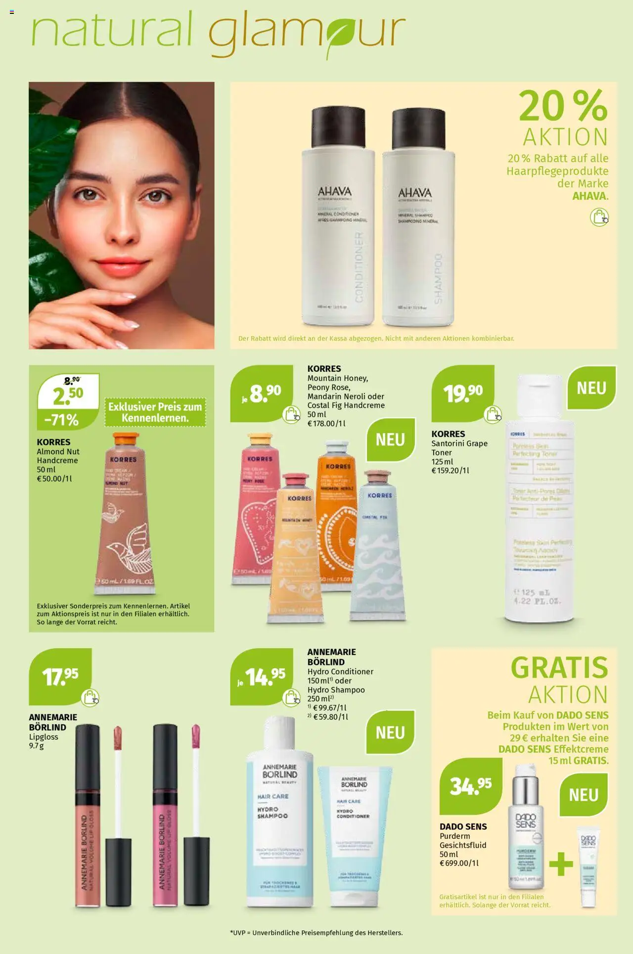 Müller Parfümerie Angebote gültig ab 29.09.2025 | Seite: 10 | Produkte: Toner, Lipgloss, Shampoo, Handcreme