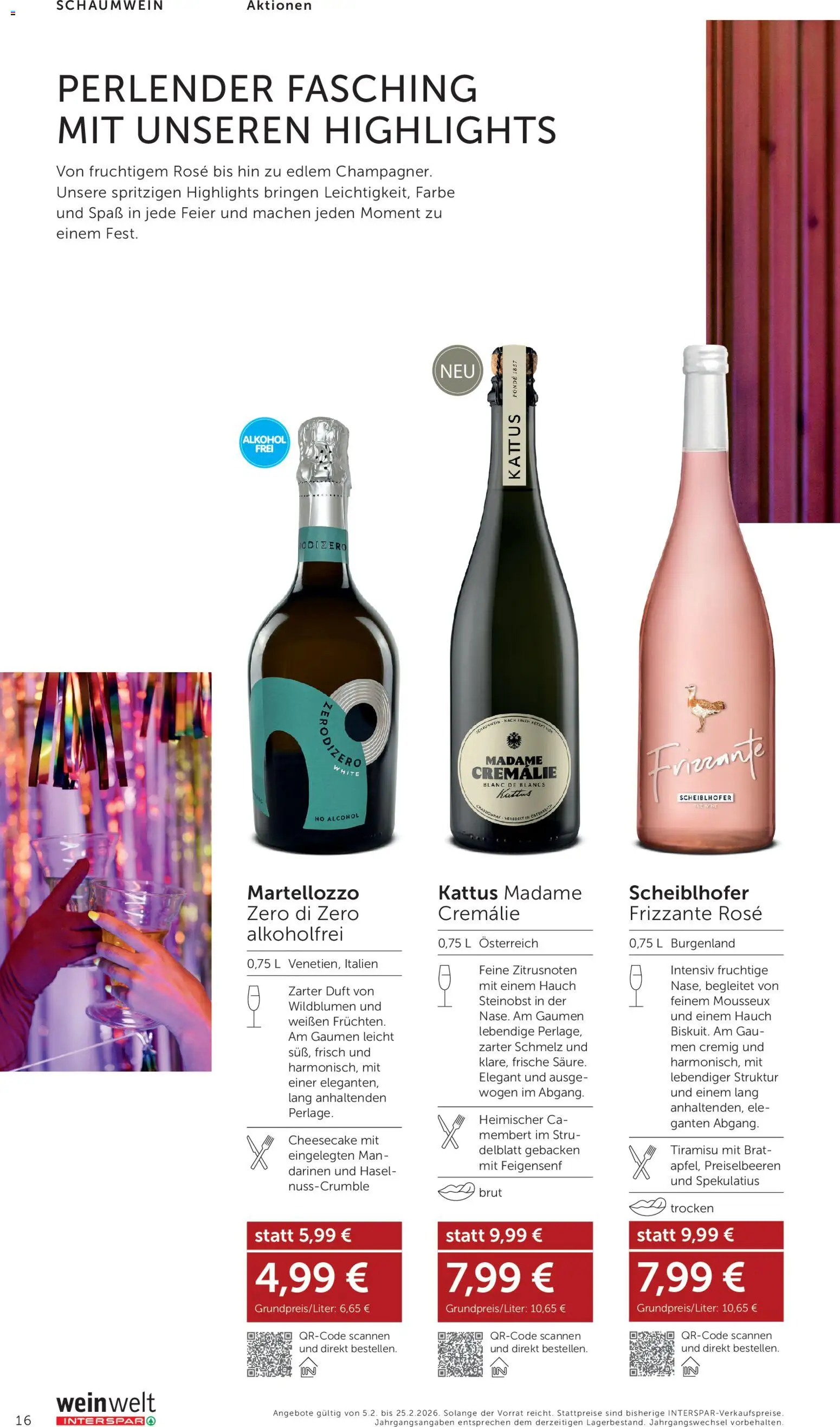 Interspar Wein Welt gültig ab 05.02.2026 | Seite: 16 | Produkte: Duft