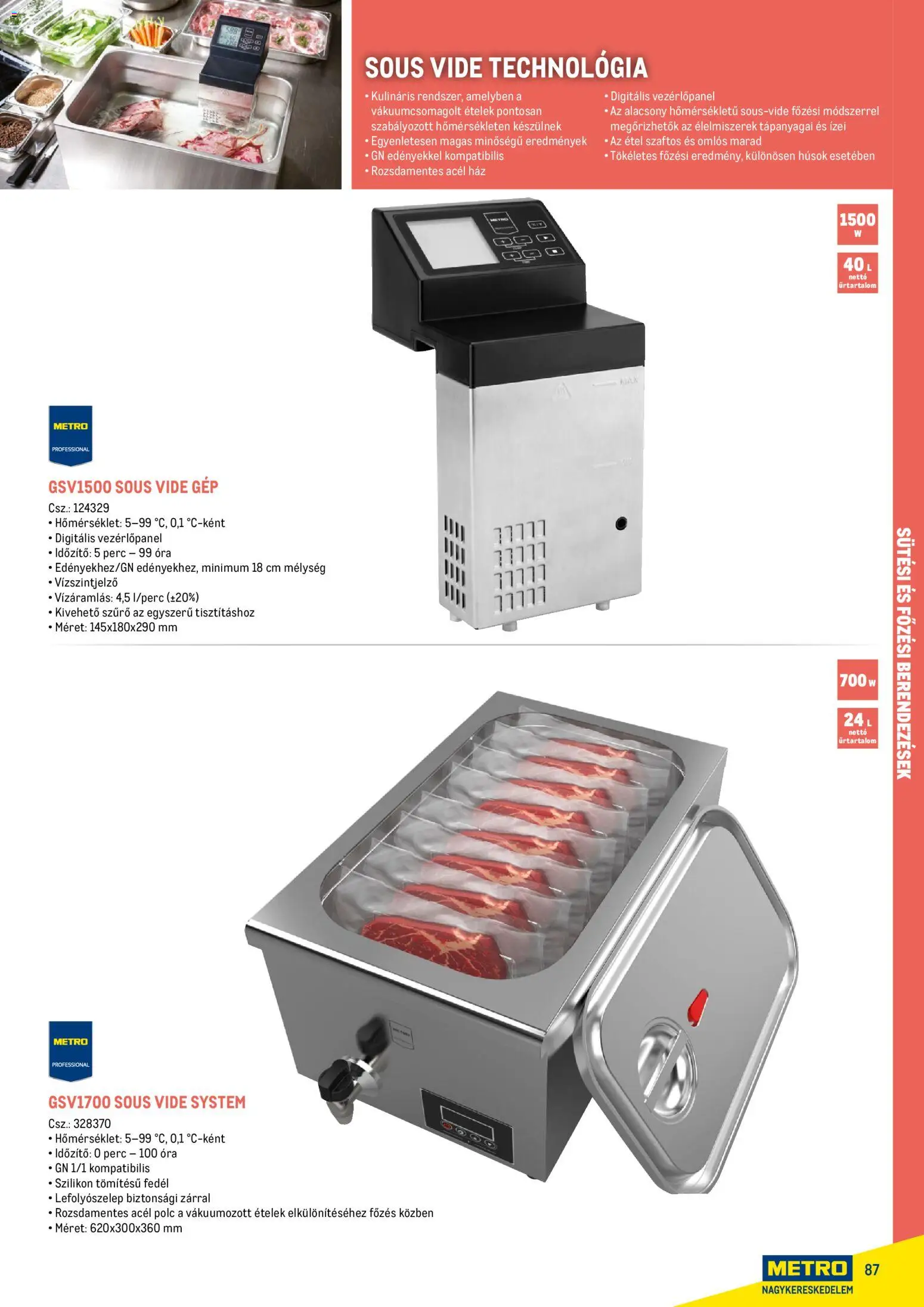 Metro akciós ujság - amely érvényes a következő dátumtól: 18.02.2026 | Oldal: 87 | Termékek: Polc, Óra