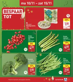Aldi folder week 46 - Voorbeeld van een folder van Aldi, geldig van 10.11.2025 | Pagina: 3 | Producten: Snoep, Asperges, Broccoli