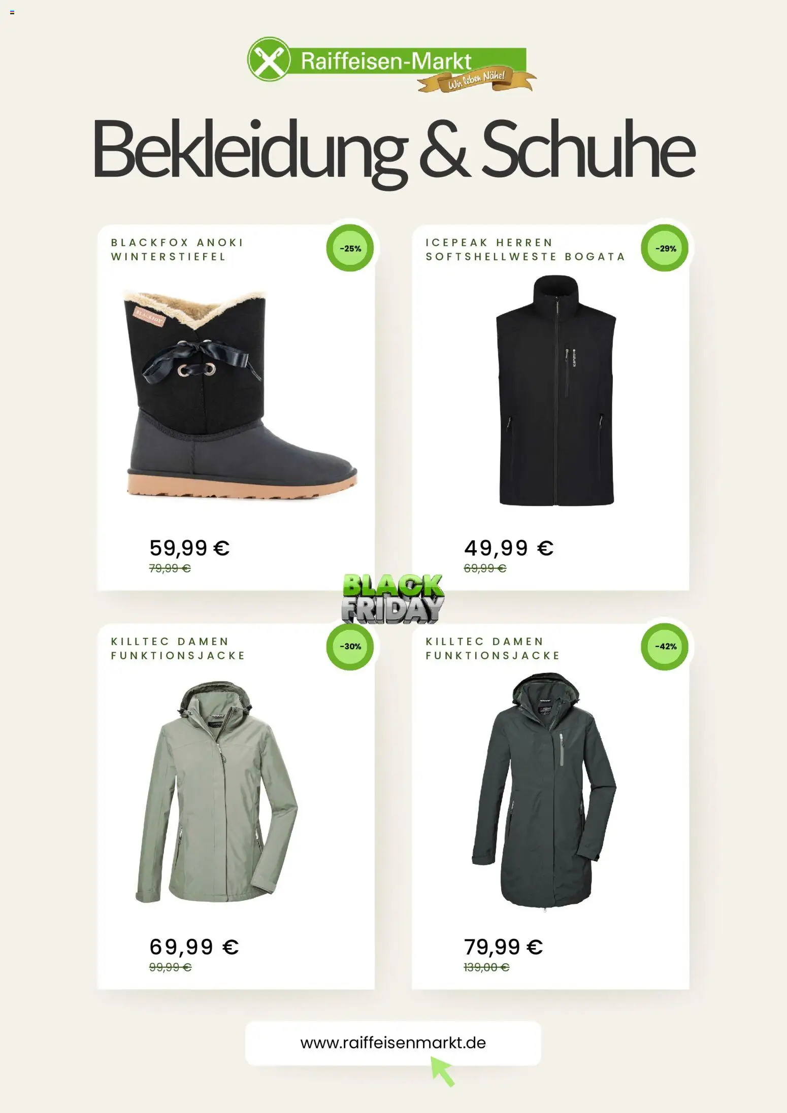 Raiffeisen Markt - Black Friday – gültig ab 03.11.2025 | Seite: 7 | Produkte: Bekleidung