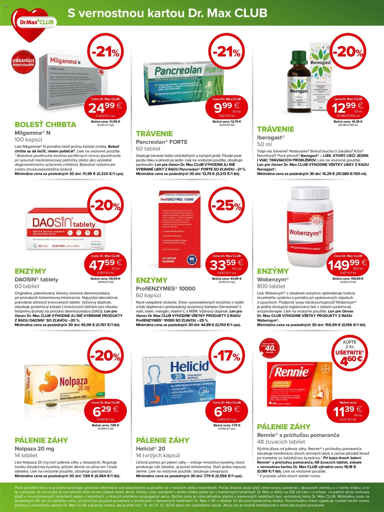 Nové Dr. Max akcie – leták je platný od 01.12.2025 | Strana: 5