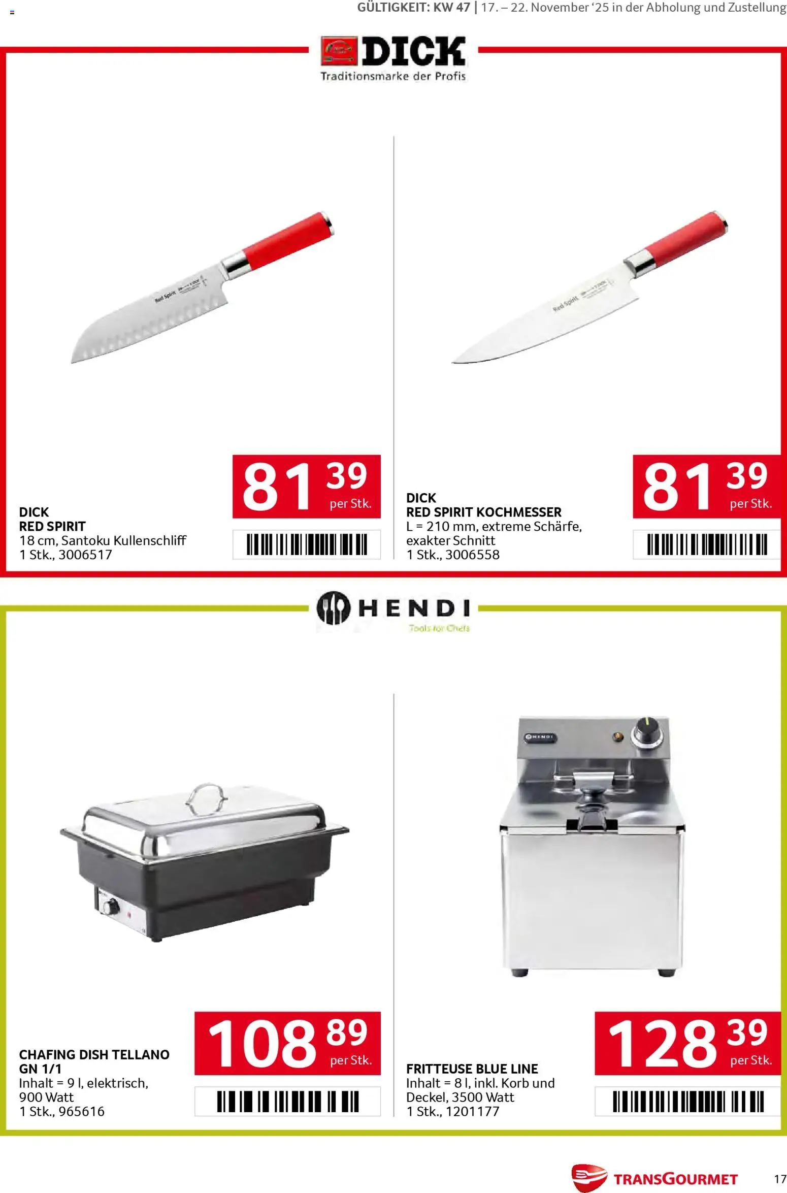 Transgourmet Markenfestwoche gültig ab 17.11.2025 | Seite: 17 | Produkte: Korb