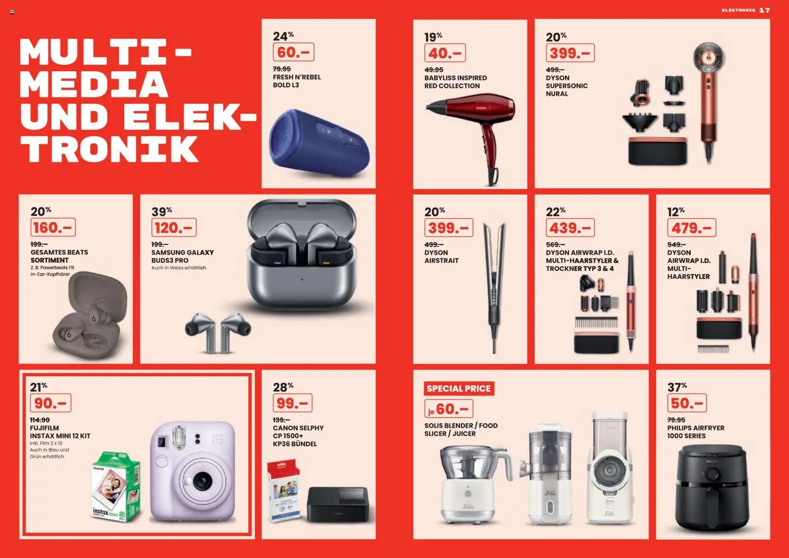 Manor Aktionen Sale – gültig ab 25.12.2025 | Seite: 9 | Produkte: Samsung, Trockner, Philips, Dyson