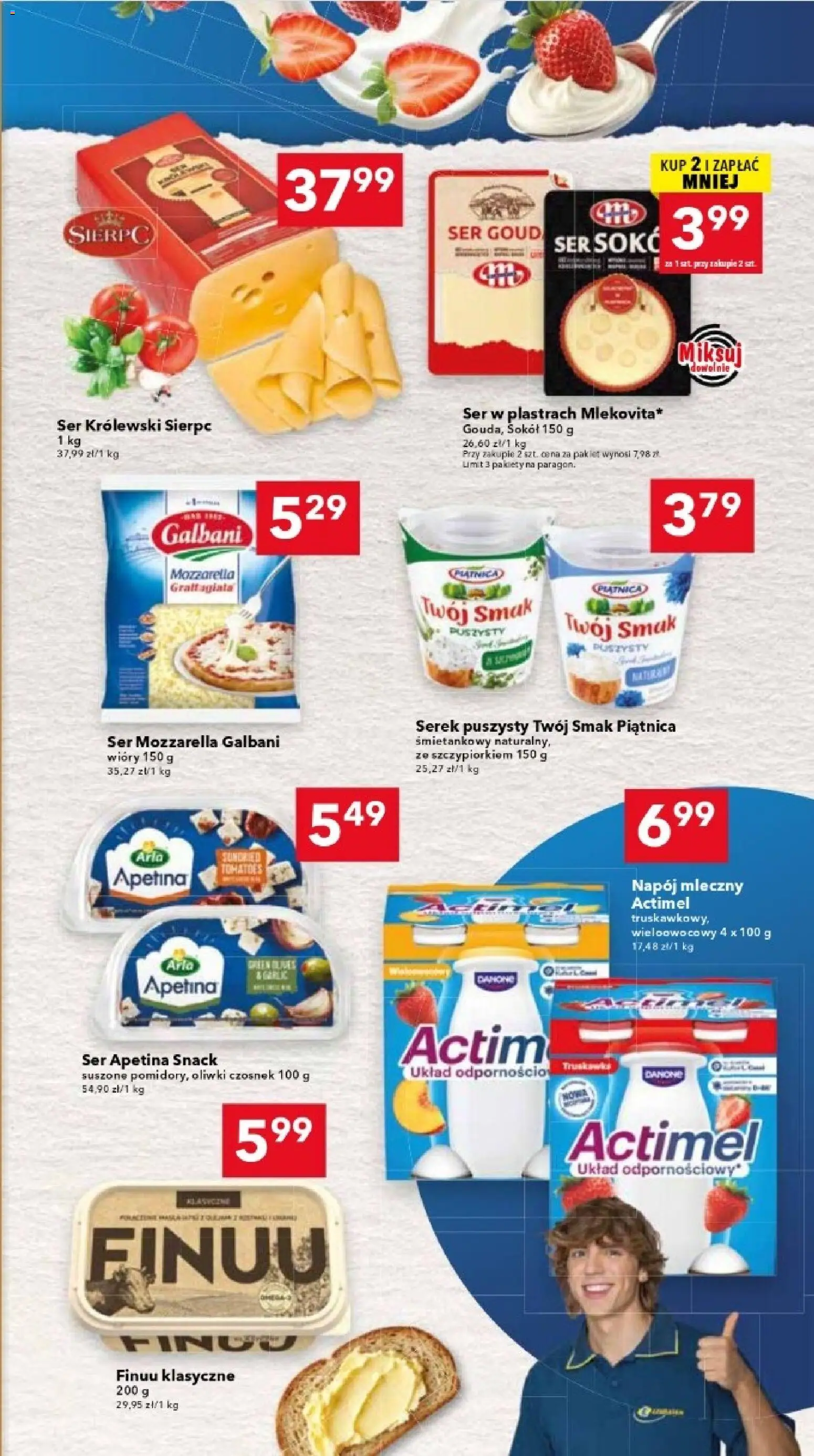 Lewiatan gazetka - Katowice od 23.04.2026 | Strona: 9 | Produkty: Czosnek, Serek, Ser, Mozzarella