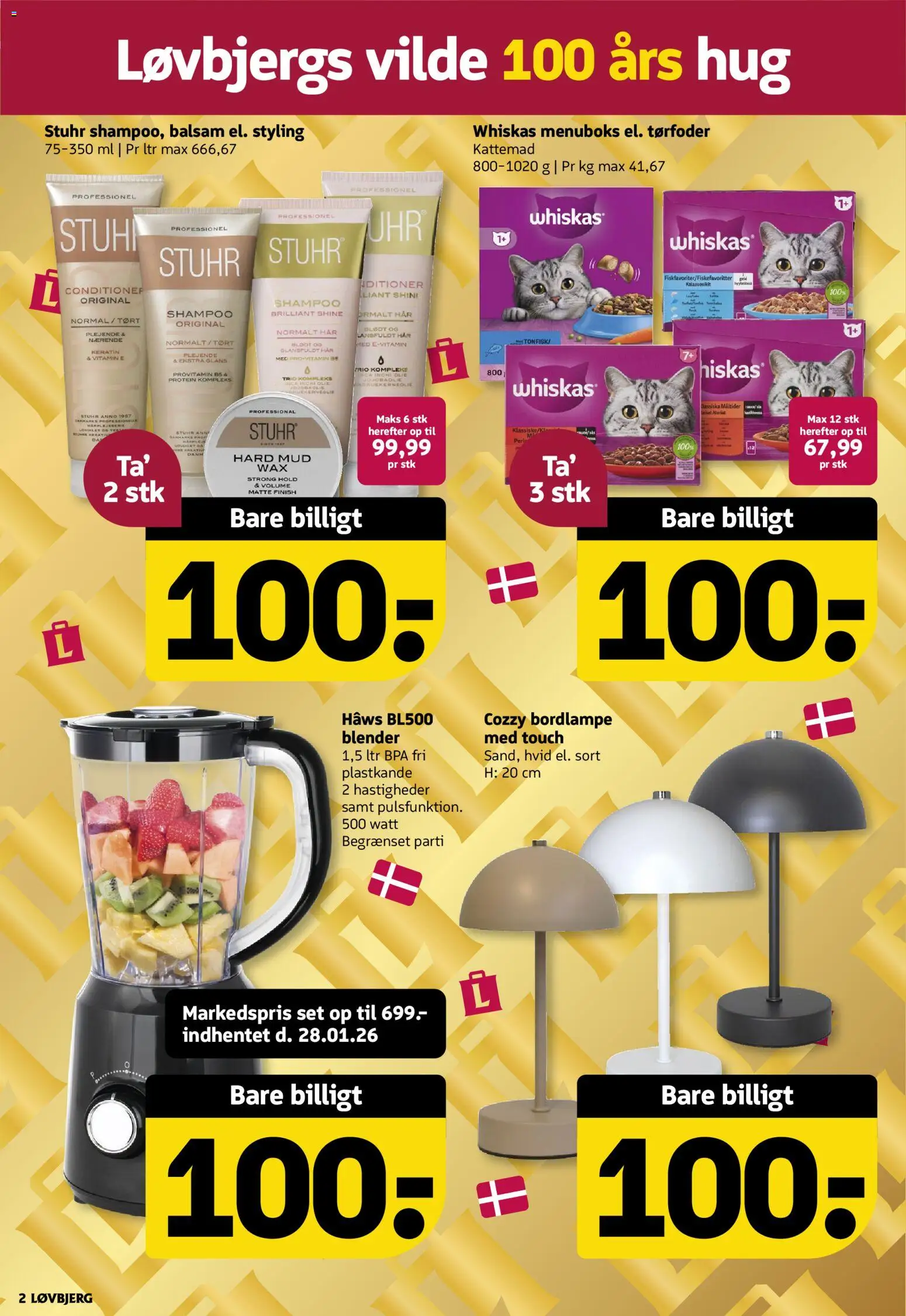 Løvbjerg tilbudsavis – gyldig fra 27.02.2026 | Side: 2 | Produkter: Shampoo, Balsam, Olie, Måtte