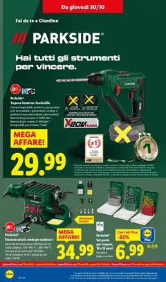 Anteprima del volantino Volantino Lidl	 valido a partire dal 27.10.2025 | Pagina: 44 | Prodotti: Tè, Trapano, Batterie, Caricabatterie