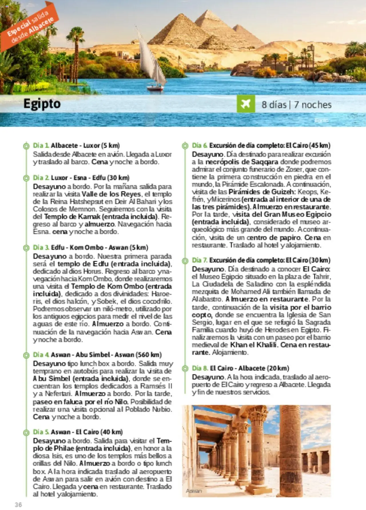 Viajes El Corte Inglés - Catálogo Turismo Social Castilla La Mancha │ válido desde el 03.02.2025 | Página: 36 | Productos: Navegación