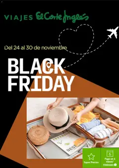 Vista previa Viajes El Corte Inglés Black Friday válido desde el 24.11.2025