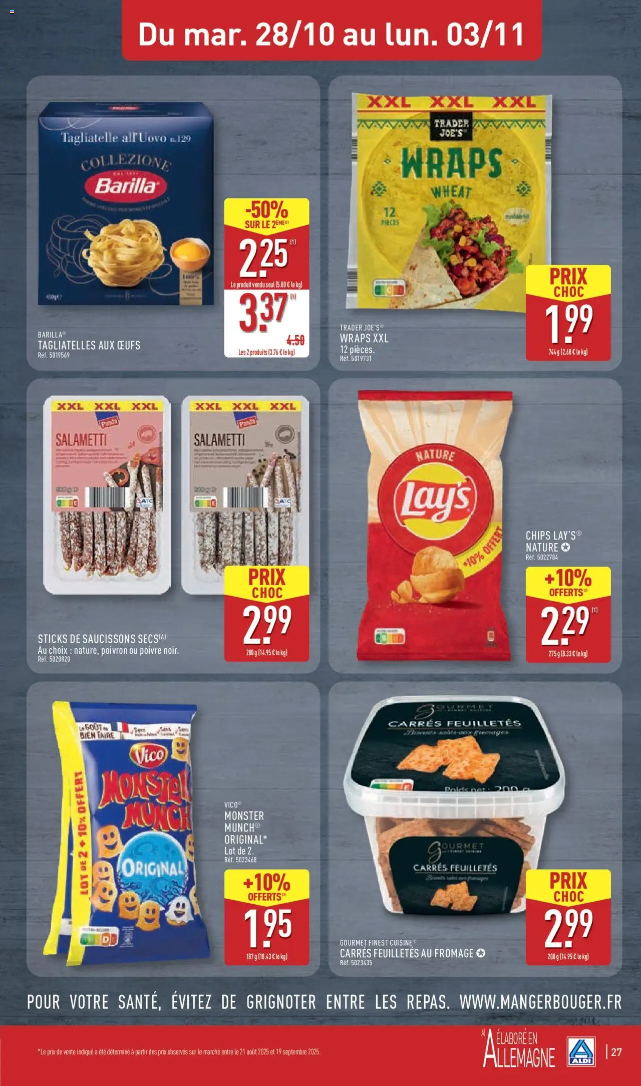 {H1} | Page: 31 | Produits: Poivron, Poivre, Fromage, Œufs