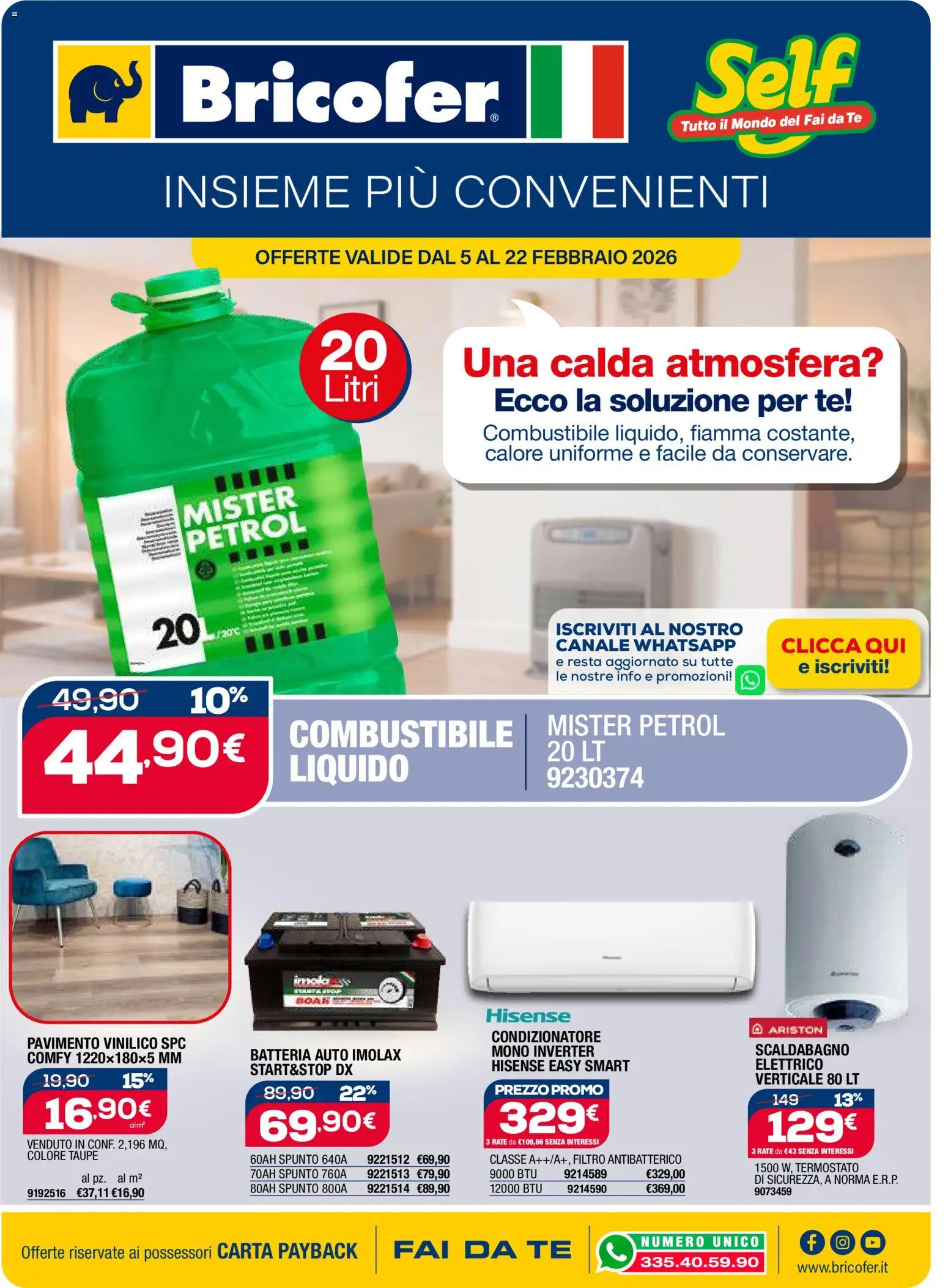 Volantino Bricofer del 05.02.2026 | Pagina: 1