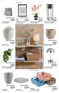 JYSK Gazetka od 10.09.2025 | Strona: 8 | Produkty: Kosz, Doniczka, Lampa, Rosliny