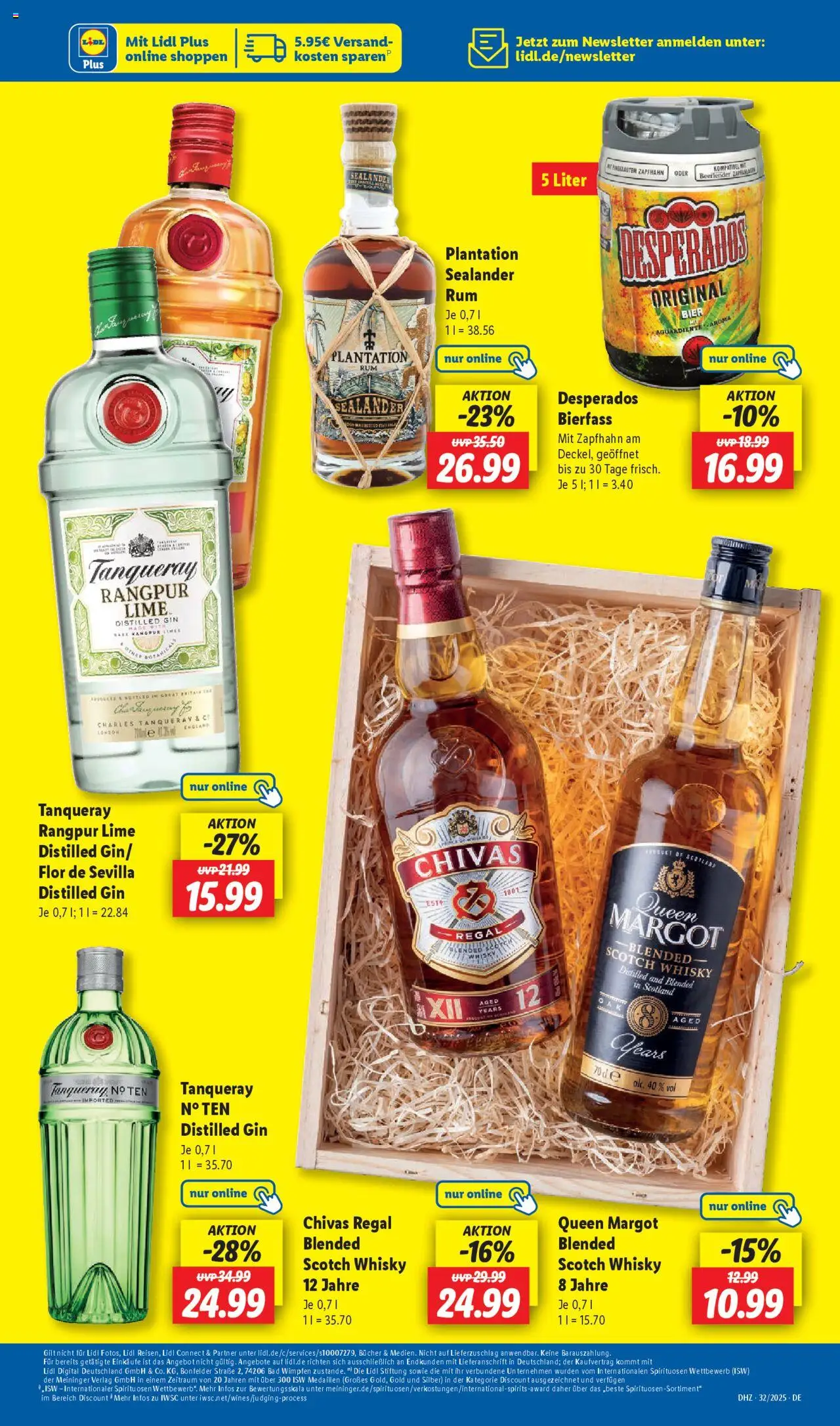 Lidl Prospekt Katzenelnbogen - gültig ab dem 04.08.2025 | Seite: 51 | Produkte: Whisky, Bier, Bad, Gin