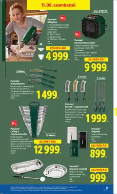 Lidl Akciós újság - amely érvényes a következő dátumtól: 06.11.2025 | Oldal: 25