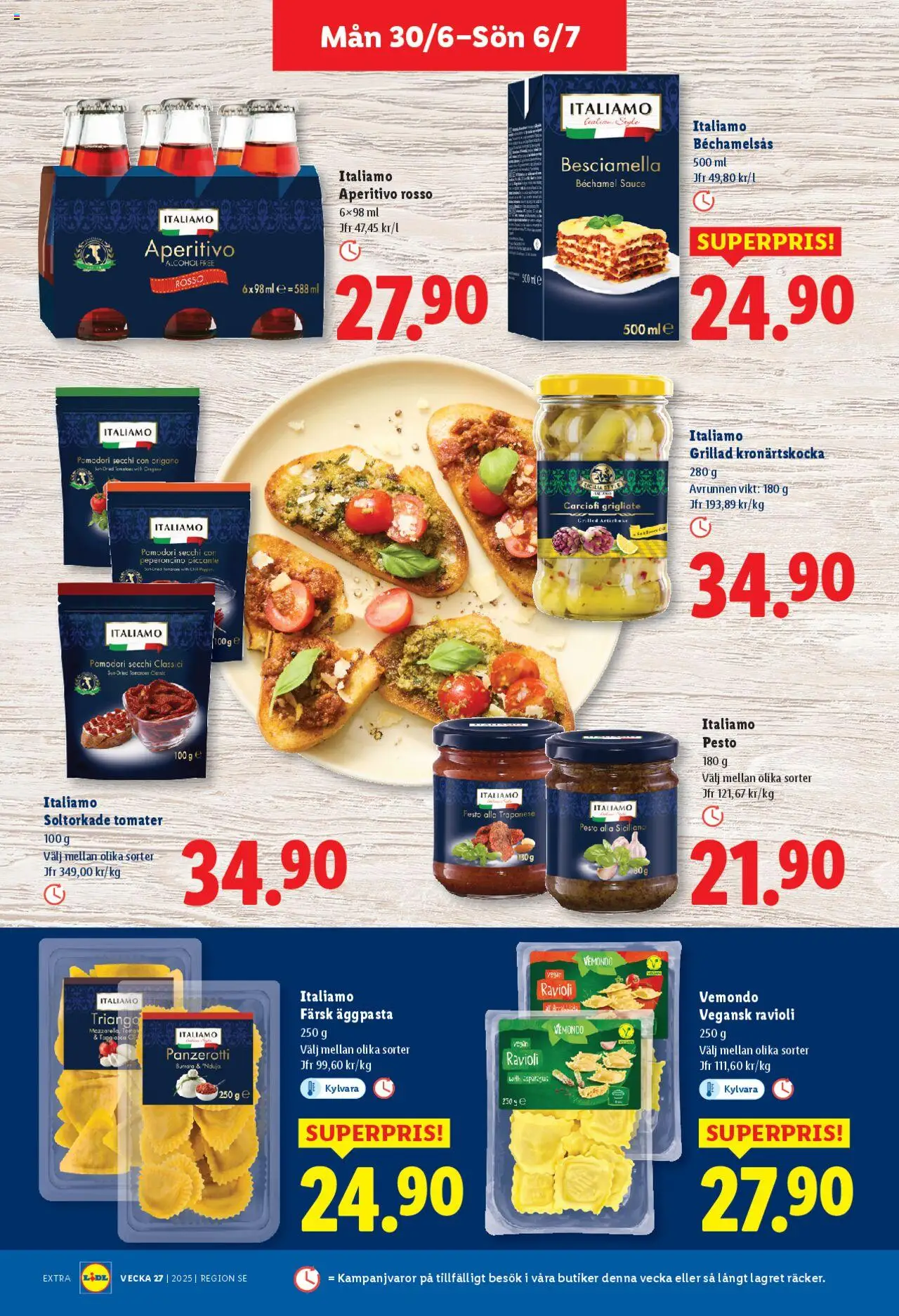 Lidl reklamblad aktuell från 30.06.2025 | Sida: 13 | Produkter: Soltorkade tomater, Chili, Tomater, Kronärtskocka