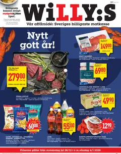 Willys - erbjudanden - Förhandsvisning av reklamblad från butik Willys aktuell från 26.12.2025