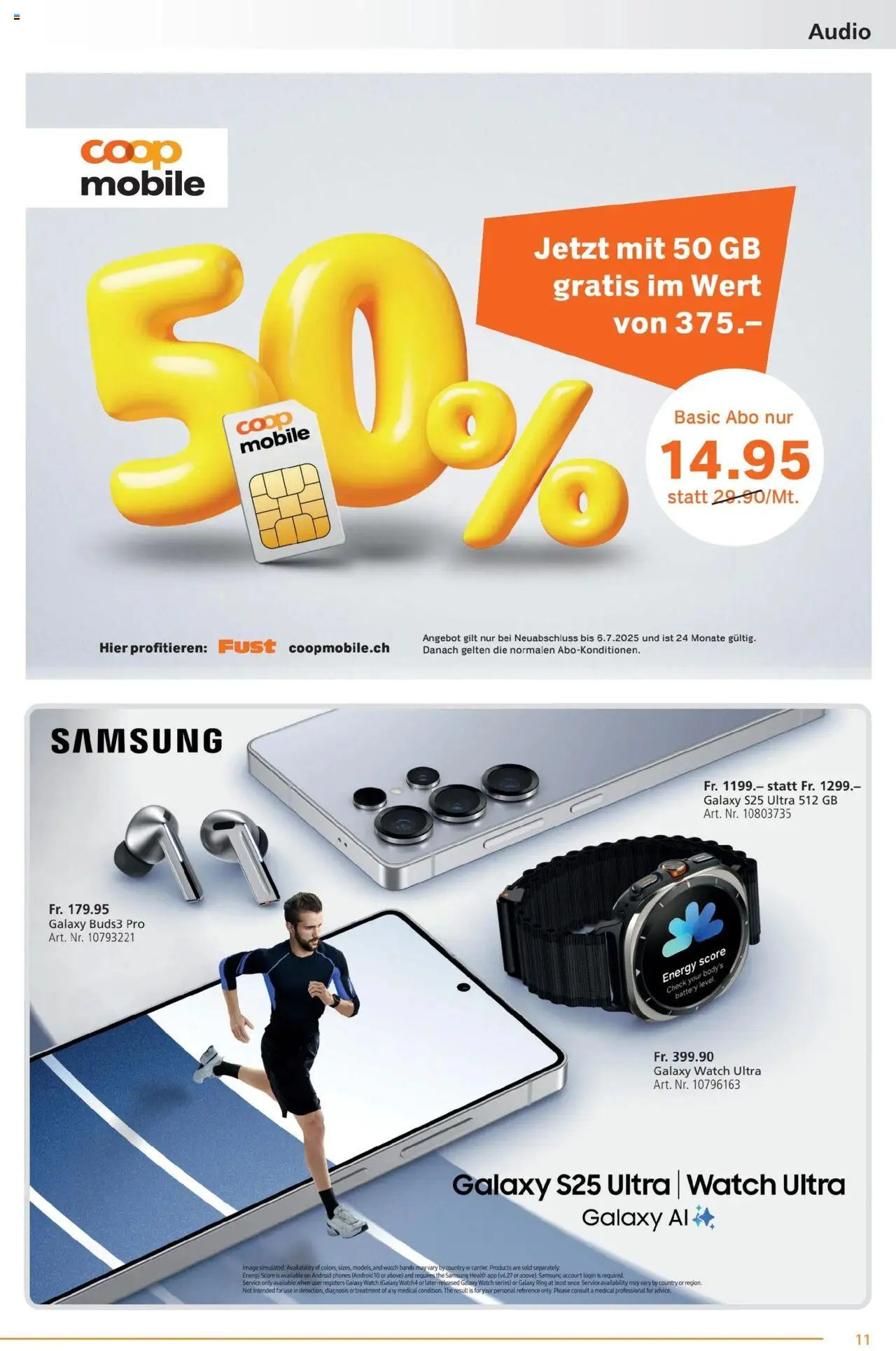 Fust Aktionen ab 23.06.2025 | Seite: 11 | Produkte: Audio, Samsung