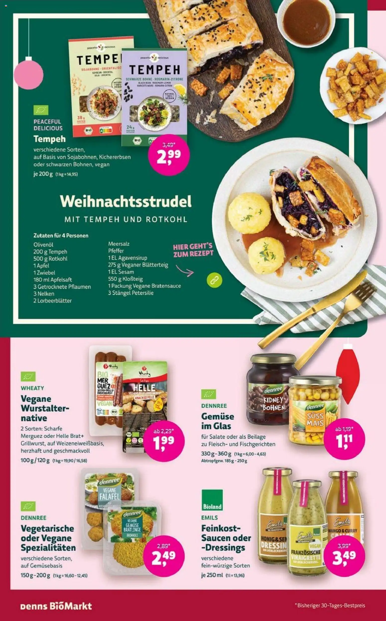 Denns BioMarkt Angebote – gültig ab 17.12.2025 | Seite: 8 | Produkte: Olivenol, Apfelsaft, Pfeffer, Fleisch