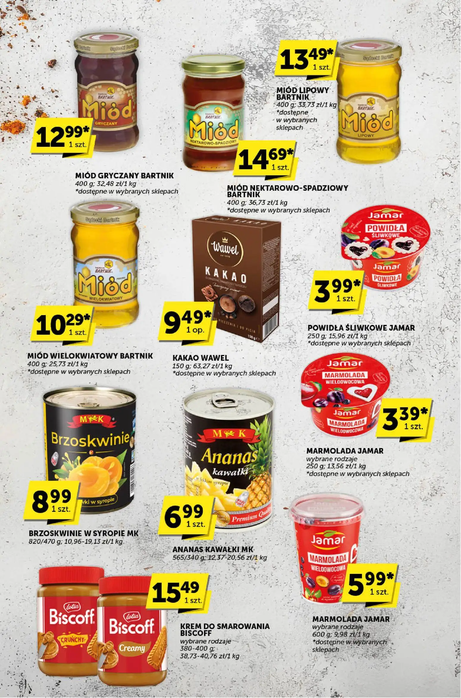 ABC Gazetka - Katalog od 22.01.2026 | Strona: 16 | Produkty: Powidła śliwkowe, Ananas, Brzoskwinie, Krem