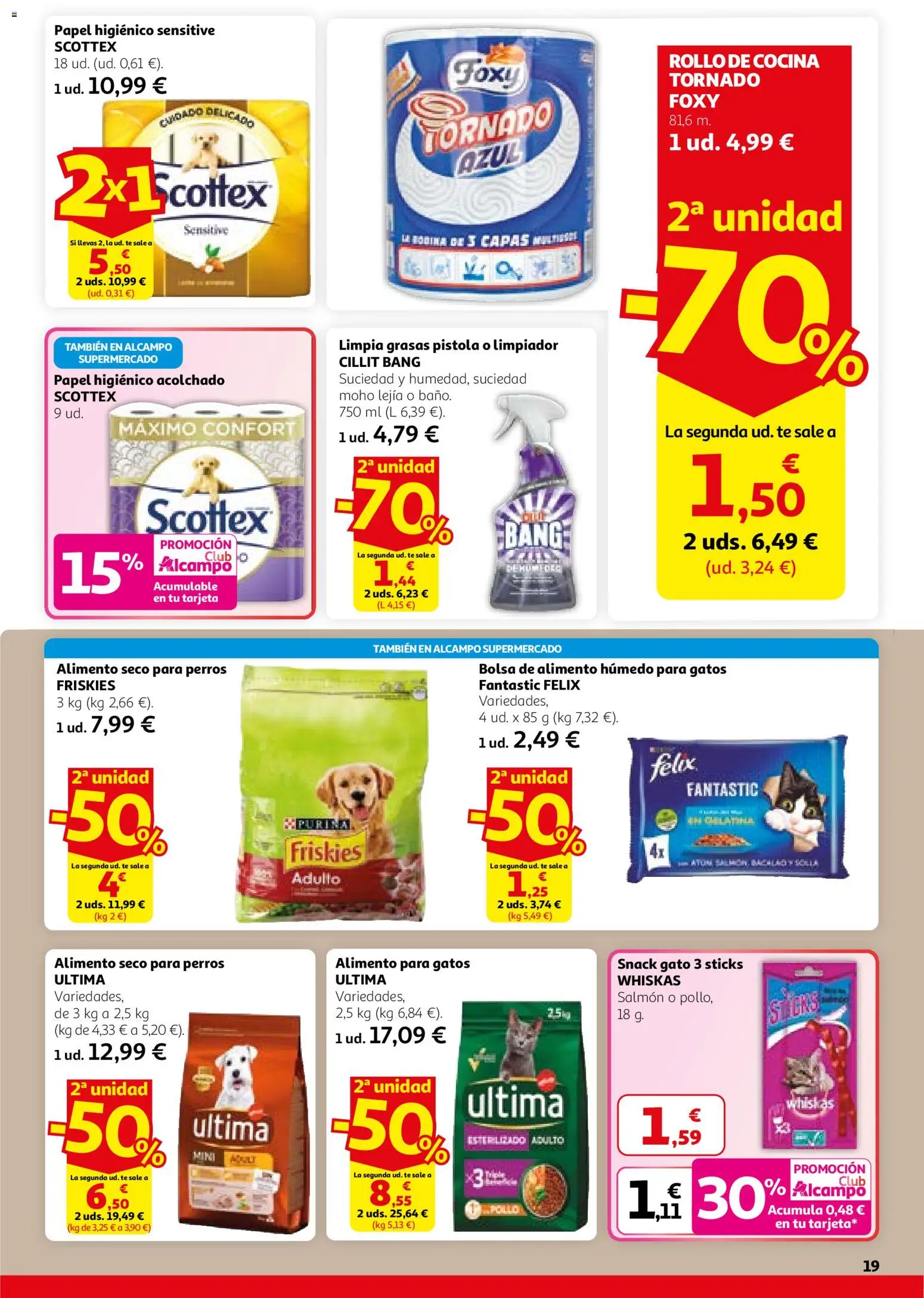 Alcampo - HG Madrid Unificado │ válido desde el 26.02.2026 | Página: 19 | Productos: Papel higienico, Té, Bolsa, Cocina