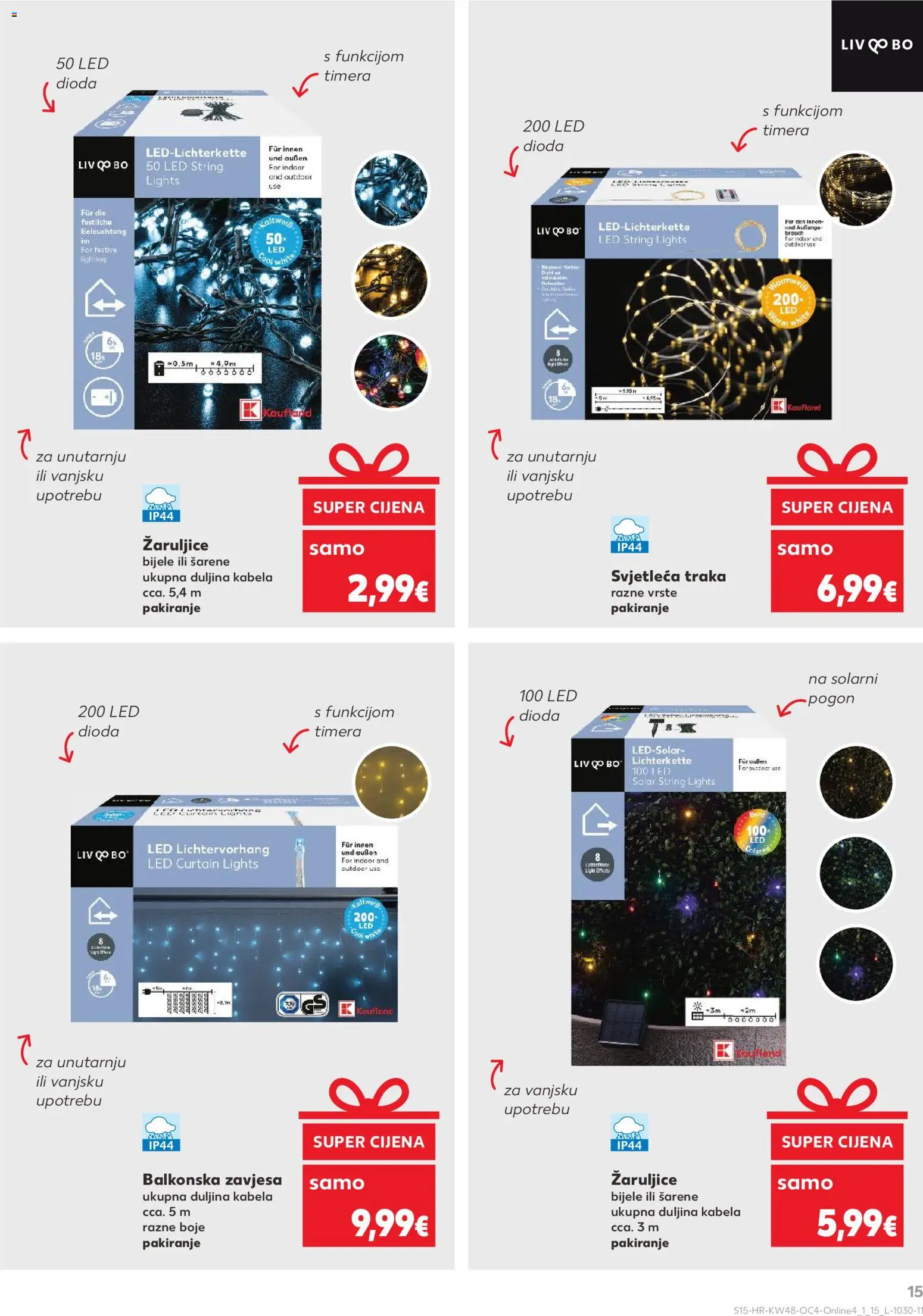 Kaufland katalog | vrijedi od 26.11.2025 | Stranica: 15 | Proizvodi: Zavjesa