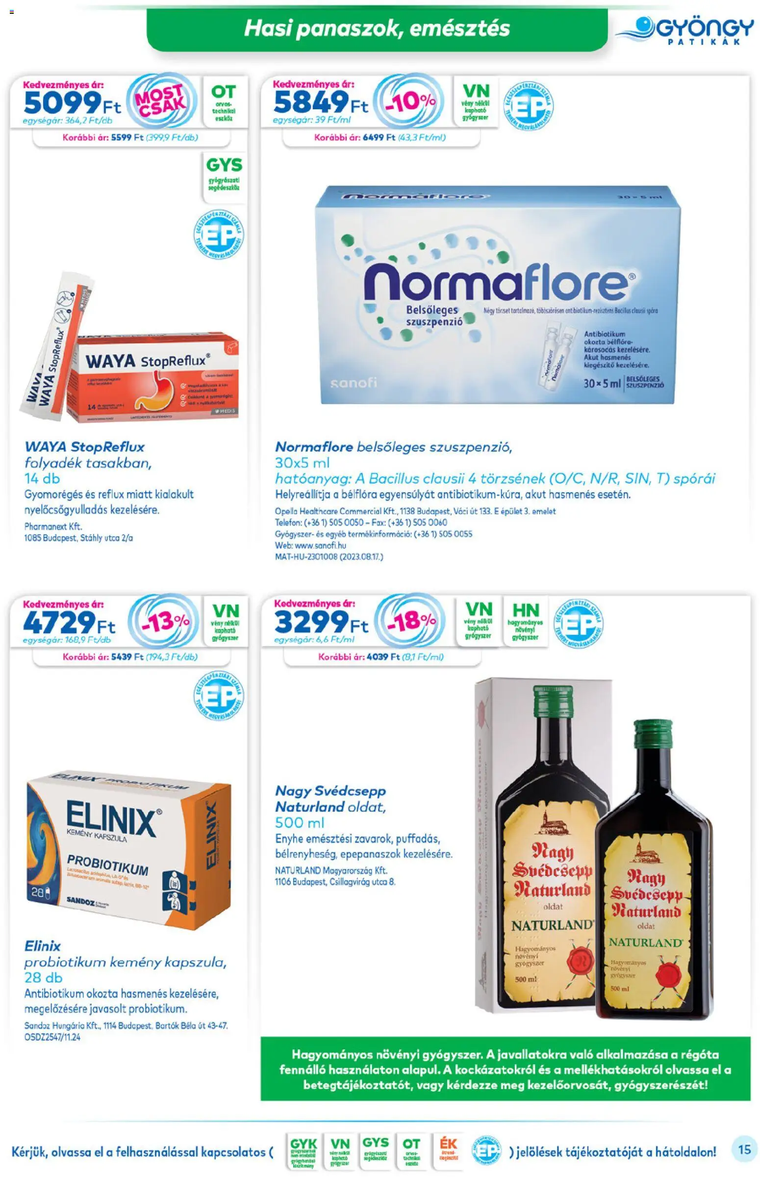 Gyöngy Patikák akciós ujság - amely érvényes a következő dátumtól: 01.12.2025 | Oldal: 15
