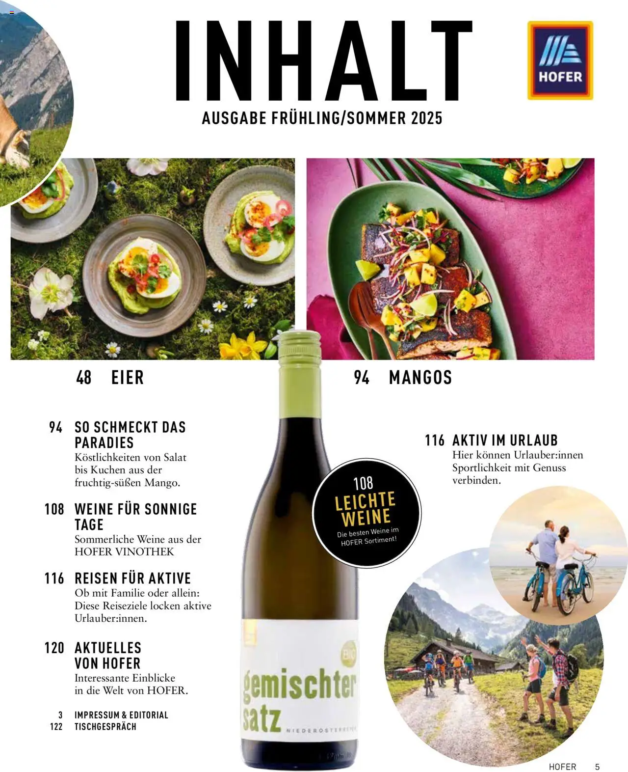 Hofer Einfach Kochen Frühling/Sommer 2025 gültig ab 22.05.2025 | Seite: 5 | Produkte: Salat, Eier
