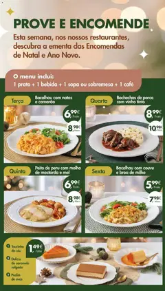 Pré-visualização Peito de peru com molho de mostarda e mel, Dish of turkey breast with mustard and honey sauce. válido de 02.12.2025 | Página: 2