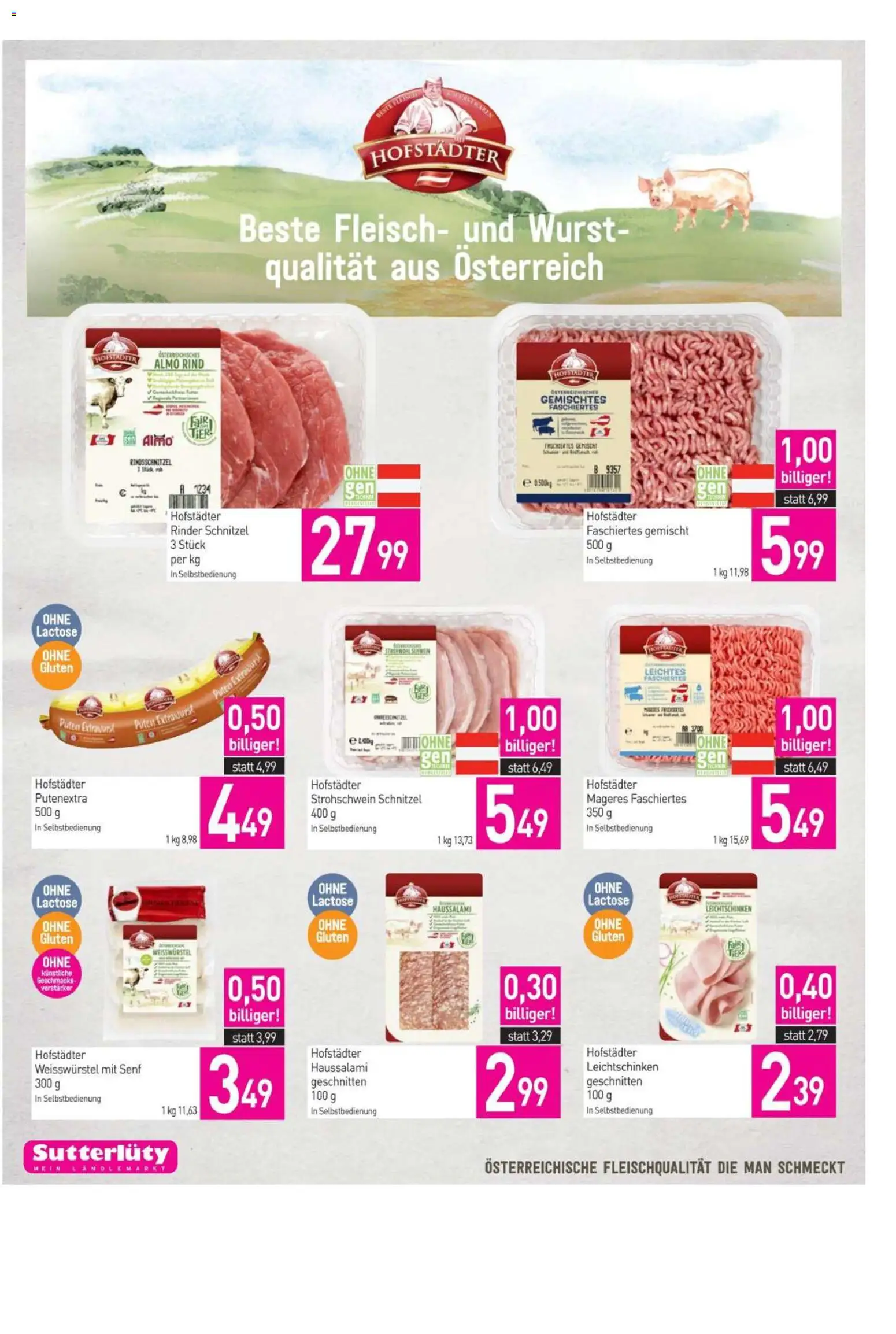 Sutterlüty Flugblatt gültig ab 26.02.2026 | Seite: 12 | Produkte: Wurst