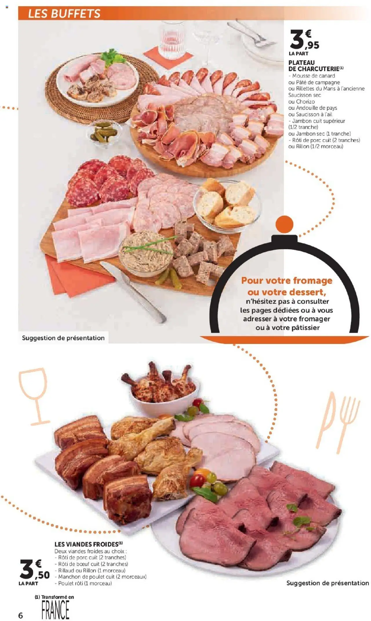 {H1} | Page: 6 | Produits: Chorizo, Fromage, Jambon, Porc