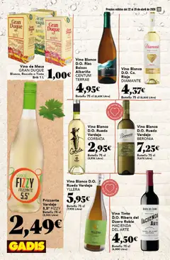 Vista previa Gadis folleto válido desde el 22.04.2026 | Página: 30 | Productos: Vino, Mesa