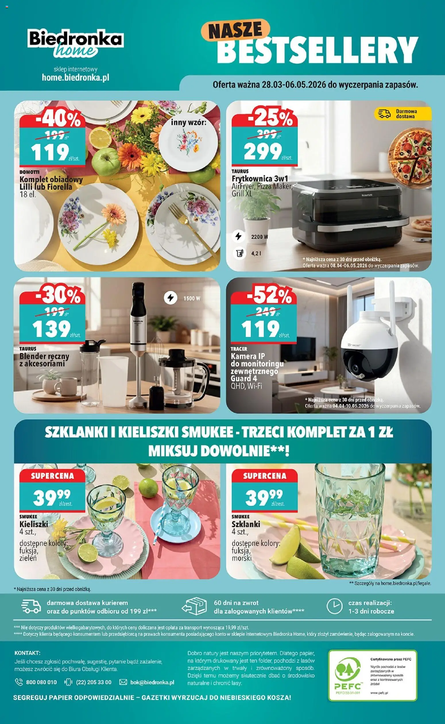 Biedronka gazetka - Hity i inspiracje od 07.04.2026 | Strona: 44 | Produkty: Blender ręczny, Grill, Pizza, Blender