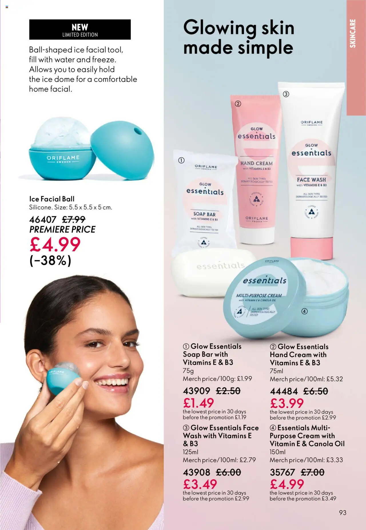 {H1} | Page: 93 | Products: Hand cream, Soap, Oil, Cream