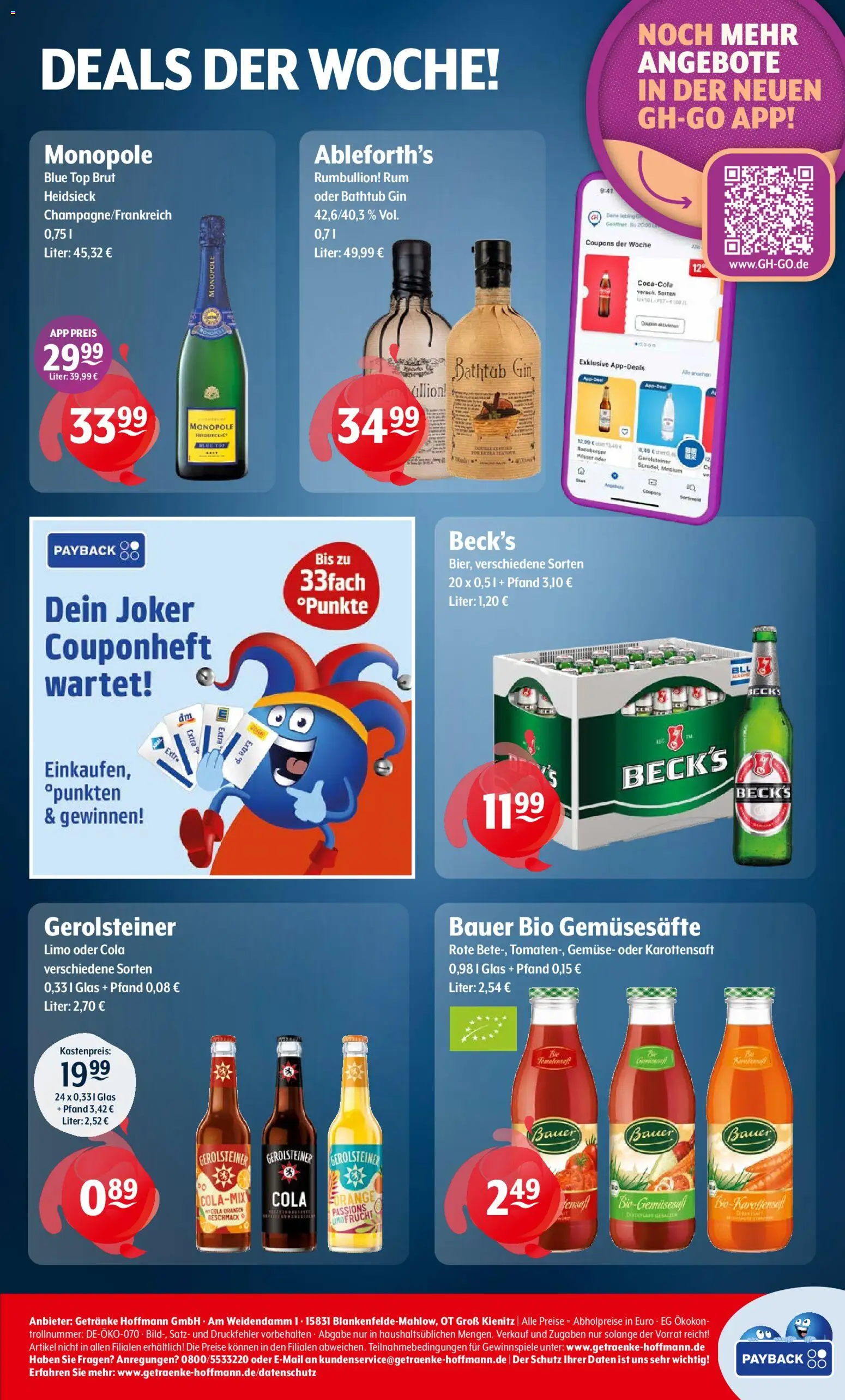 Trink und Spare Prospekt 	 – gültig ab 17.11.2025 | Seite: 8 | Produkte: Top, Cola, Gin, Gerolsteiner