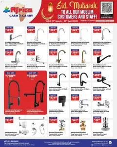 Africa Cash & Carry specials catalogue – valid from 19.03.2026 | Page: 92 | Products: Mixer, Bath, Shower, Basin