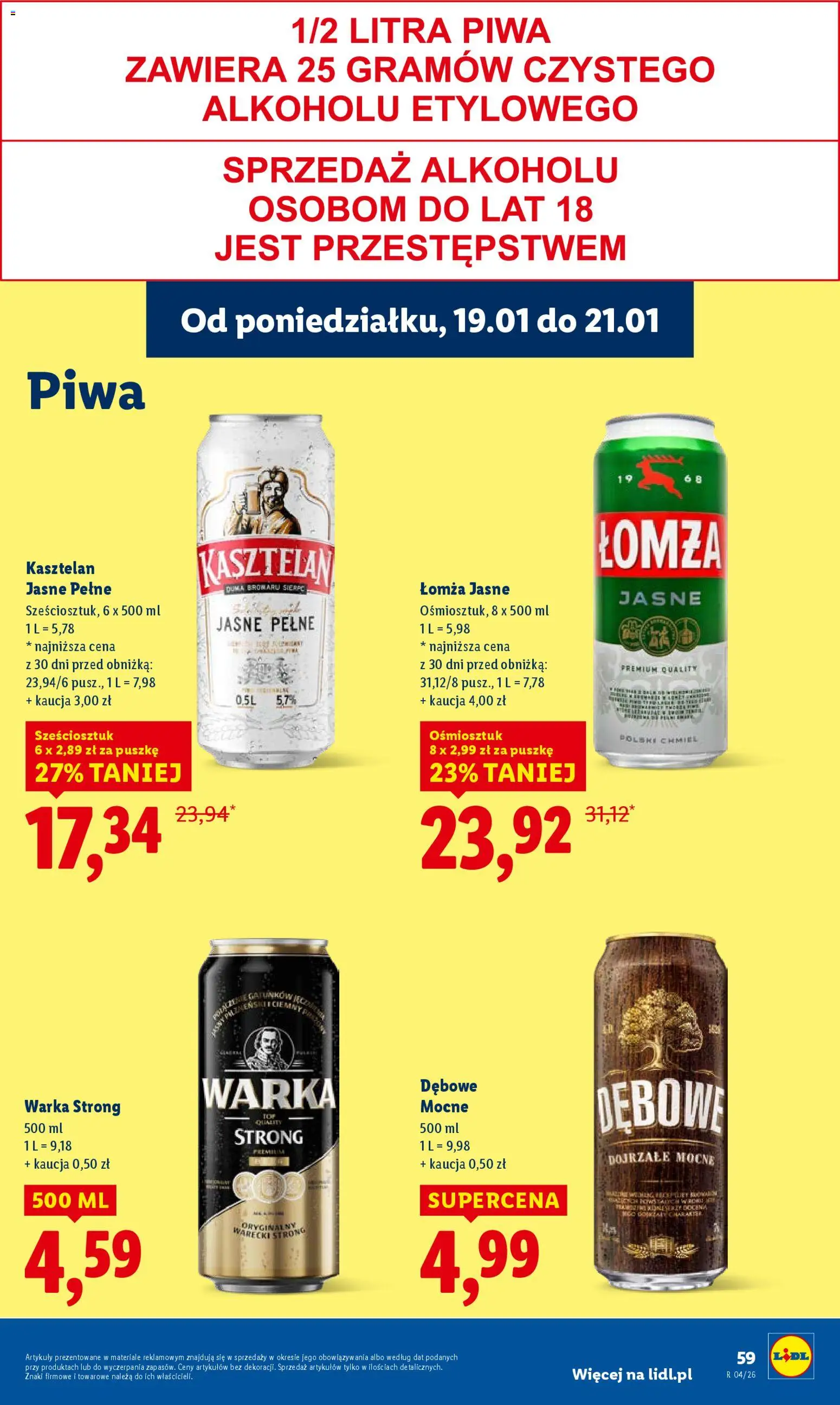 Lidl Gazetka od 19.01.2026 | Strona: 59