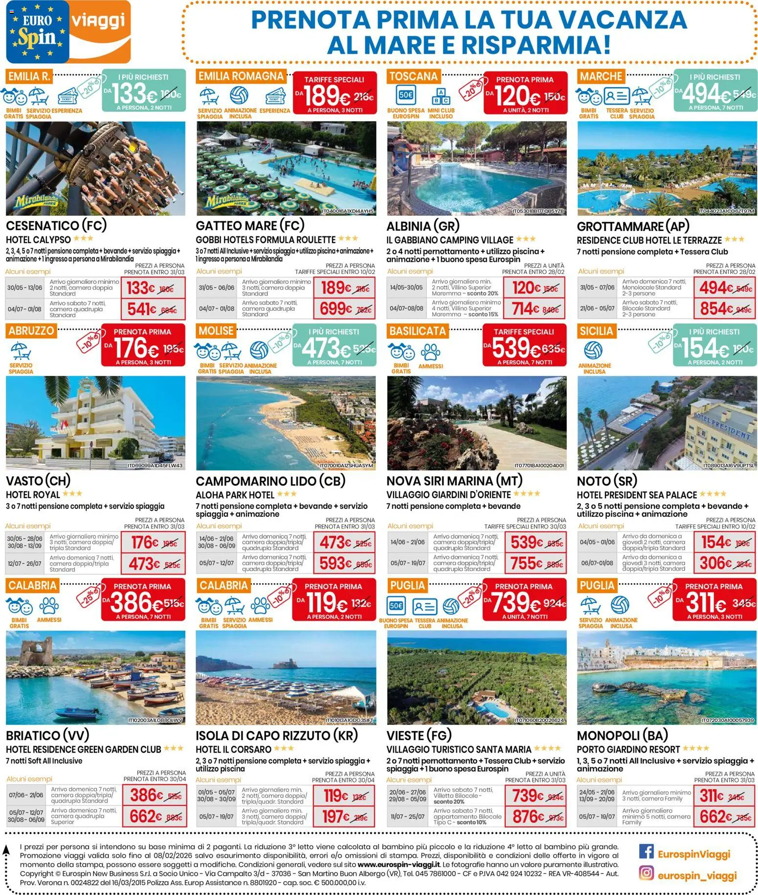 Volantino Eurospin del 29.01.2026 | Pagina: 16 | Prodotti: Piscina, Letto