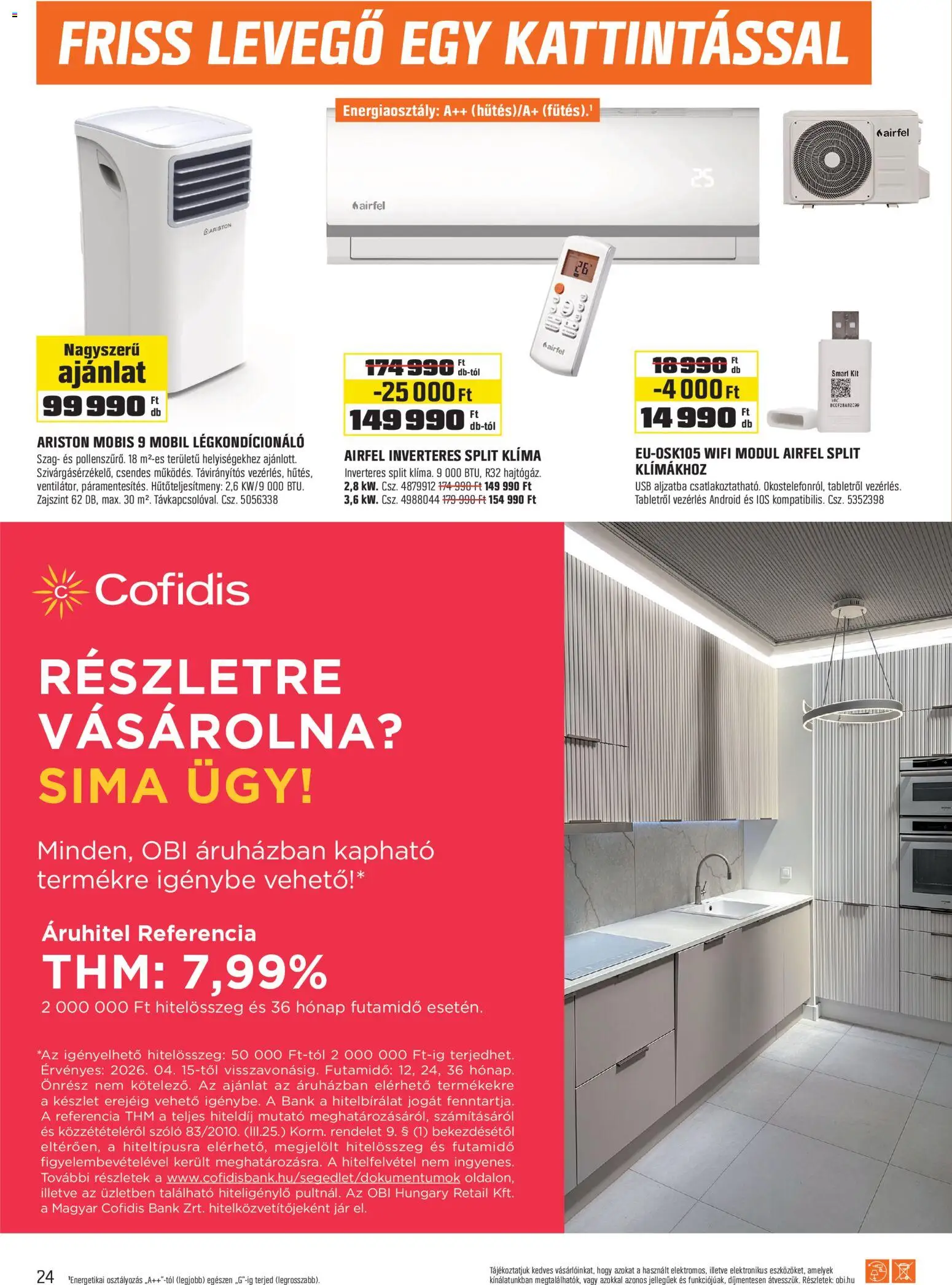 OBI akciós ujság - amely érvényes a következő dátumtól: 28.04.2026 | Oldal: 24 | Termékek: Szőlő, USB, Légkondicionáló