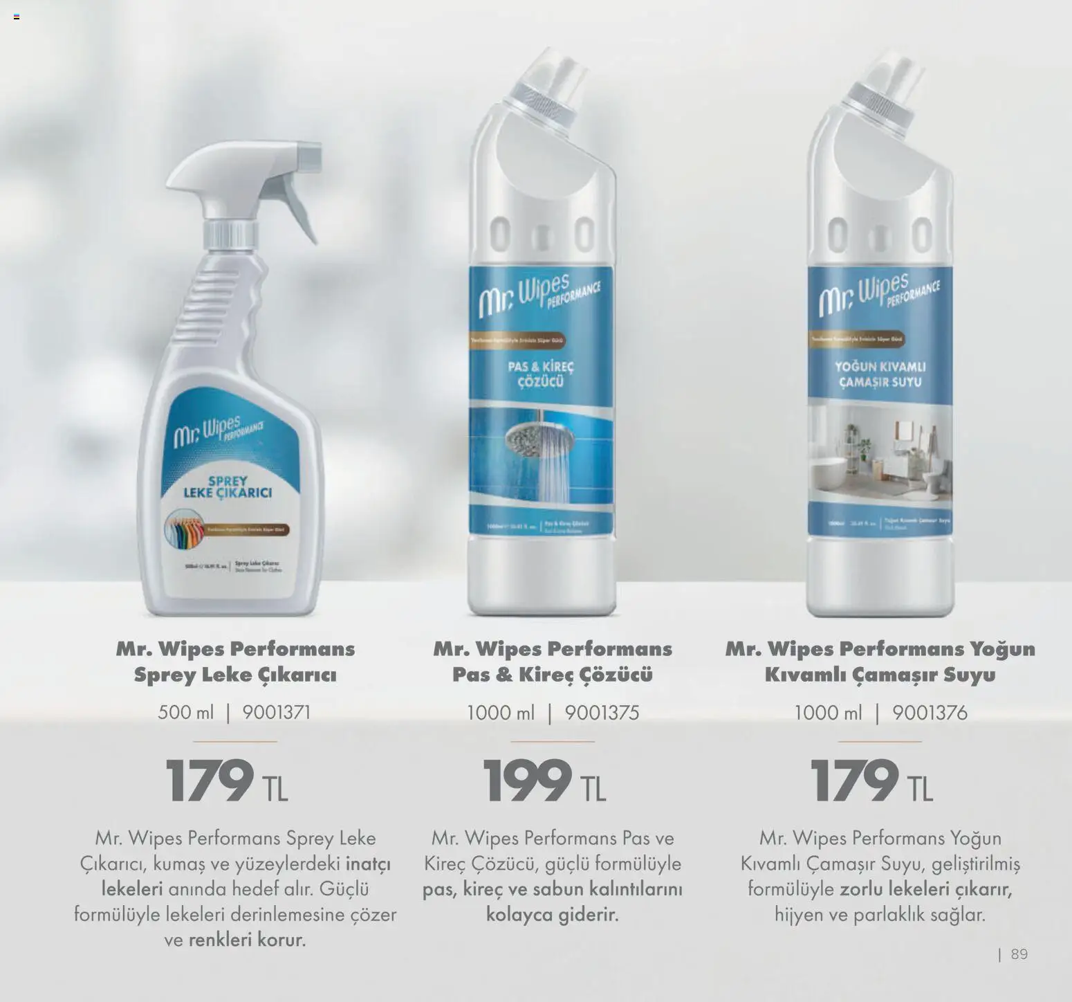 Farmasi Katalog - 01.01.2026 tarihinden itibaren geçerlidir | Sayfa: 89 | Ürünler: Kireç çözücü, Sabun, Leke çıkarıcı