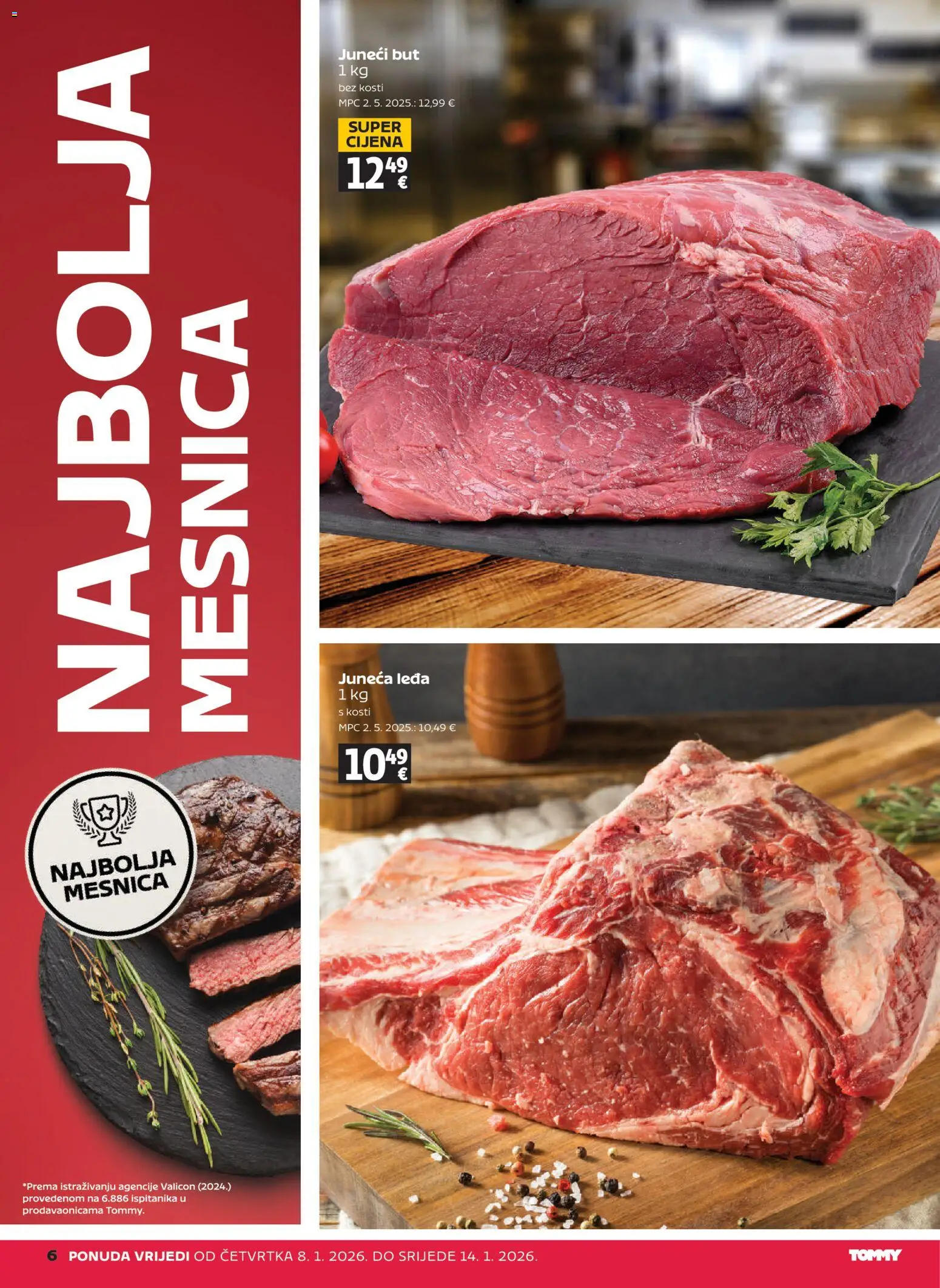 Tommy katalog | vrijedi od 08.01.2026 | Stranica: 6 | Proizvodi: Juneći but
